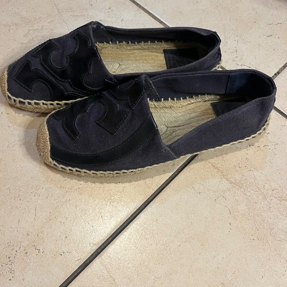 Tory Burch Black Espadrilles Women Size 6 - Picture 1 of 3